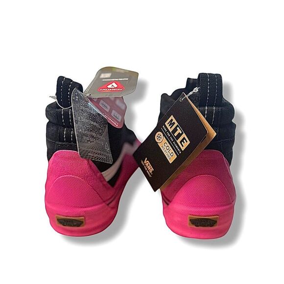 Vans Sk8-Hi MTE-2 Dip Insulated Boots Hot Pink / Black Primaloft US 8.5 / W 10 - Picture 6 of 12